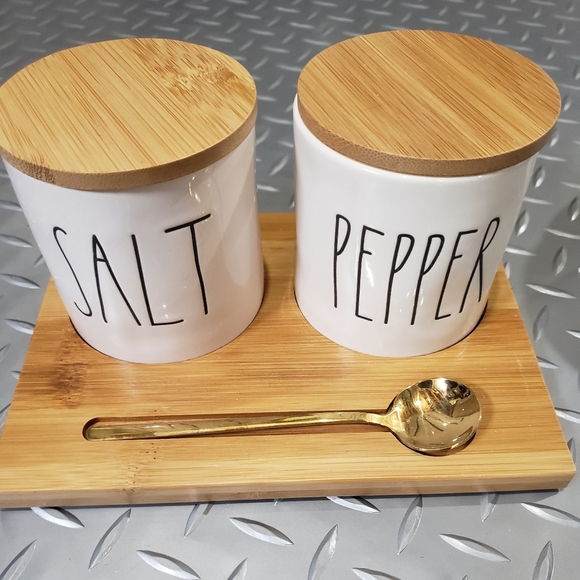 Rae Dunn Other - Rae Dunn Salt and Pepper canisters